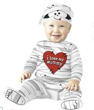 I Love My Mummy Halloween Costume Trick Or Treat Mommy Infant Baby 0-6 Months
