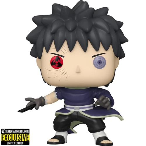 FUNKO • Naruto: OBITO UCHIHA Unmasked • EE Exclusive • w/Pro • Ships Free