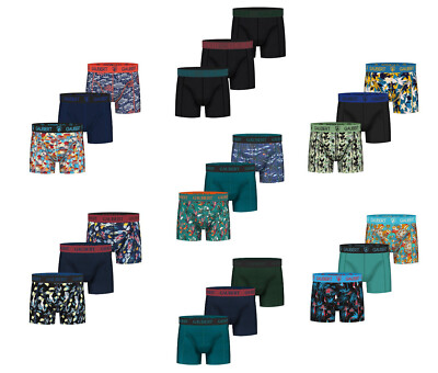 3er Pack Boxershorts Bambus Premium Unterhosen Hipster Retro Unterwäsche S-2XL 