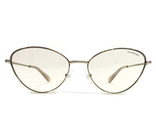 Swarovski Sunglasses SK7014 4013M4 Pale Gold Cat Eye w/ Brown Lenses 58-18-140