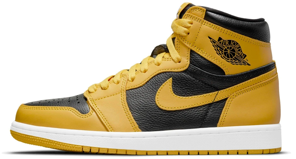 Air Jordan 1 Pollen Retro High OG Yellow Black White 555088-701 |