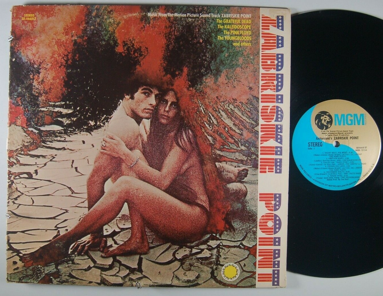 Zabriskie Point OST Pink Floyd Grateful Dead Kaleidoscope MGM Mint Condition