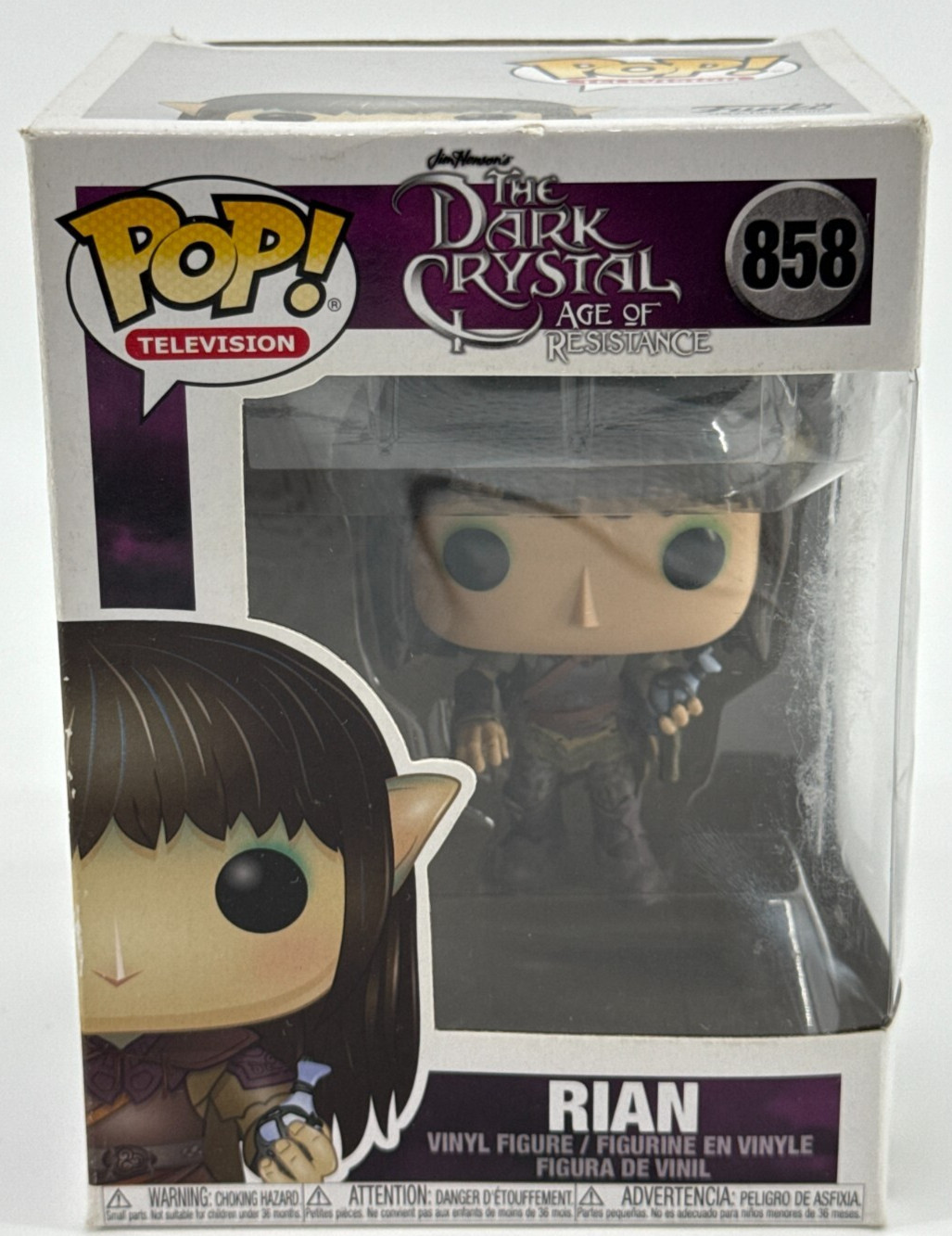 Funko Pop Dark Crystal Rian #858 Age Of Resistance Vinyl Figure 2019 Nib 3300