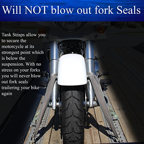 Tank Straps Motorcycle Tie Down Straps 2pk 10.000 lb bing Break