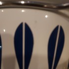 Vtg Mid-Century MCM Catherineholm Blue White Lotus Enamelware pot — photo 10