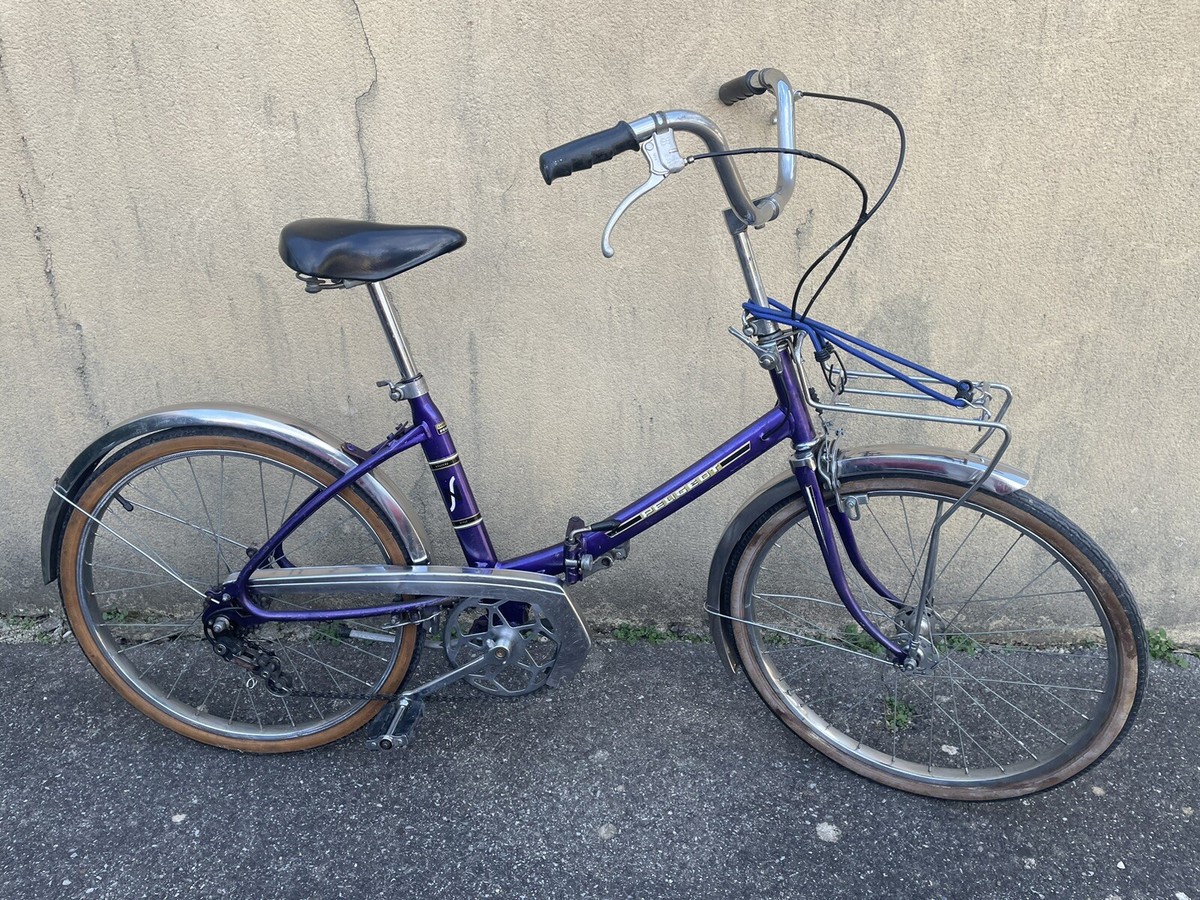 Vélo pliable Peugeot vintage NSL 22 PNSL 40 Violet