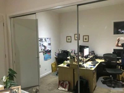 Mirrored Wardrobe Sliding Doors For Bedroom Wardrobes