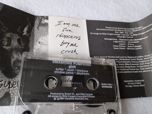 Smashing Pumpkins Gish Cassette Tape Grunge Alt Rock Siva 90's Caroline Tested - Picture 5 of 11