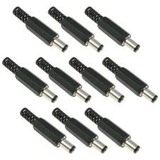 10 x 1.7mm x 5.5mm DC Male Power Plug Jack Connector Laptop