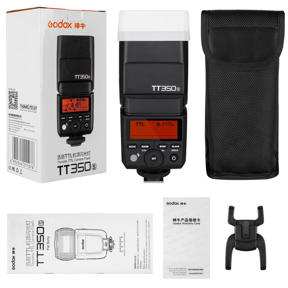 US Godox TT350S Mini Thinklite 2.4G TTL Flash Speedlite Flash for Sony Cameras - Image 2 of 4