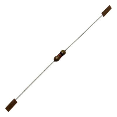 10X MBA02040C3900FC100 Widerstand: metal film THT 390Ω 0,4W ±1% Ø1,6x3,6mm -55-1