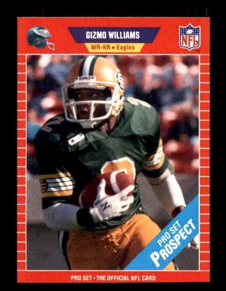 1989 Pro Set    PROS, RC, ERR #535a Gizmo Williams