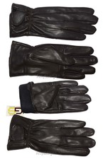 Lot of 2 Men/'s leather gloves XL Brown Unbranded hand warmer winter gloves BN