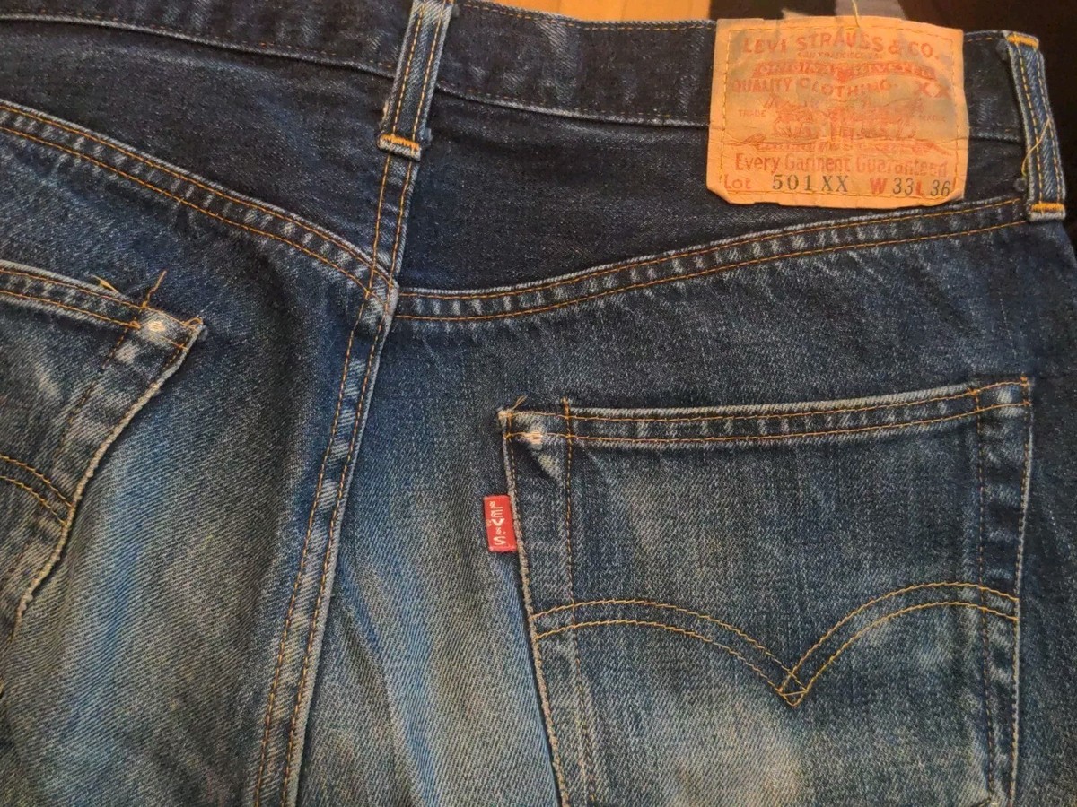 555 VALENCIA ST LEVI LVC 501XX VTG 1955 BIG E RED LINE 555 VALENCIA ST LEVI LVC 501XX VTG 1955 BIG E RED LINE