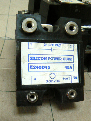 SILICON Power Cube, E240D45 , 24-280Vac, Old Stock New.    (K)