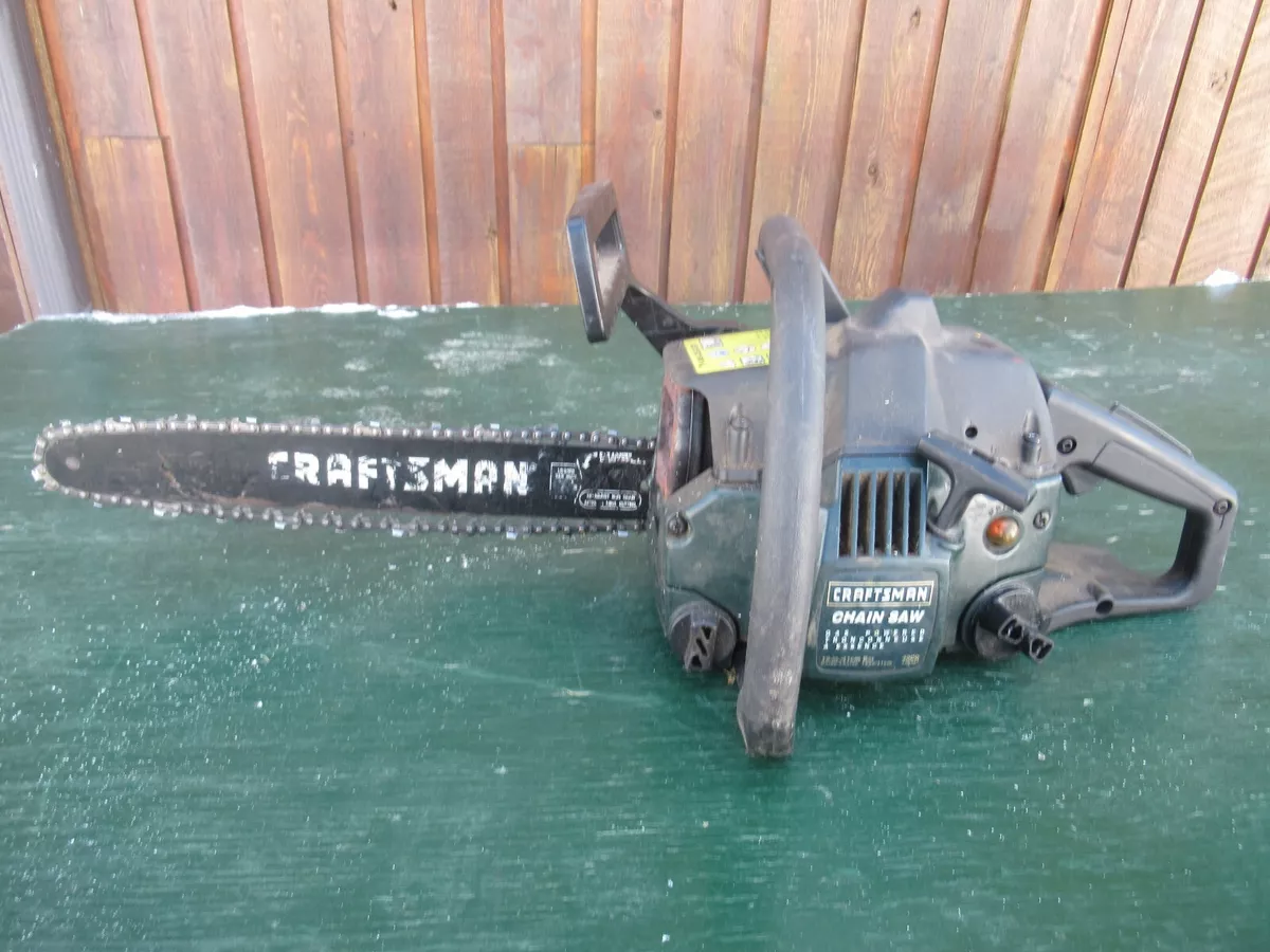 Vintage CRAFTSMAN Chainsaw Chain Saw with 15