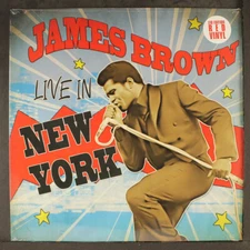 JAMES BROWN: live in new york GOLDENLANE 12" LP 33 RPM Sealed