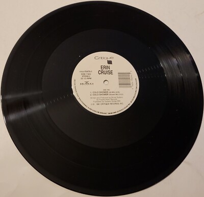 Erin Cruise  Cold Shower  1991  Critique 01624 15479-1  Freestyle, Breakbeat  EX