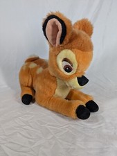 Disney Store Authentic Walt Disney Bambi Exclusive 12" Sitting Plush Stuffed
