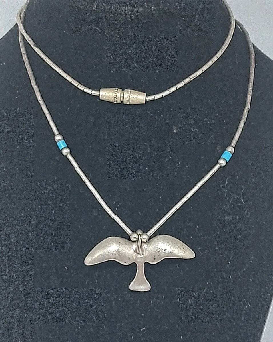 Soaring bird shop necklace