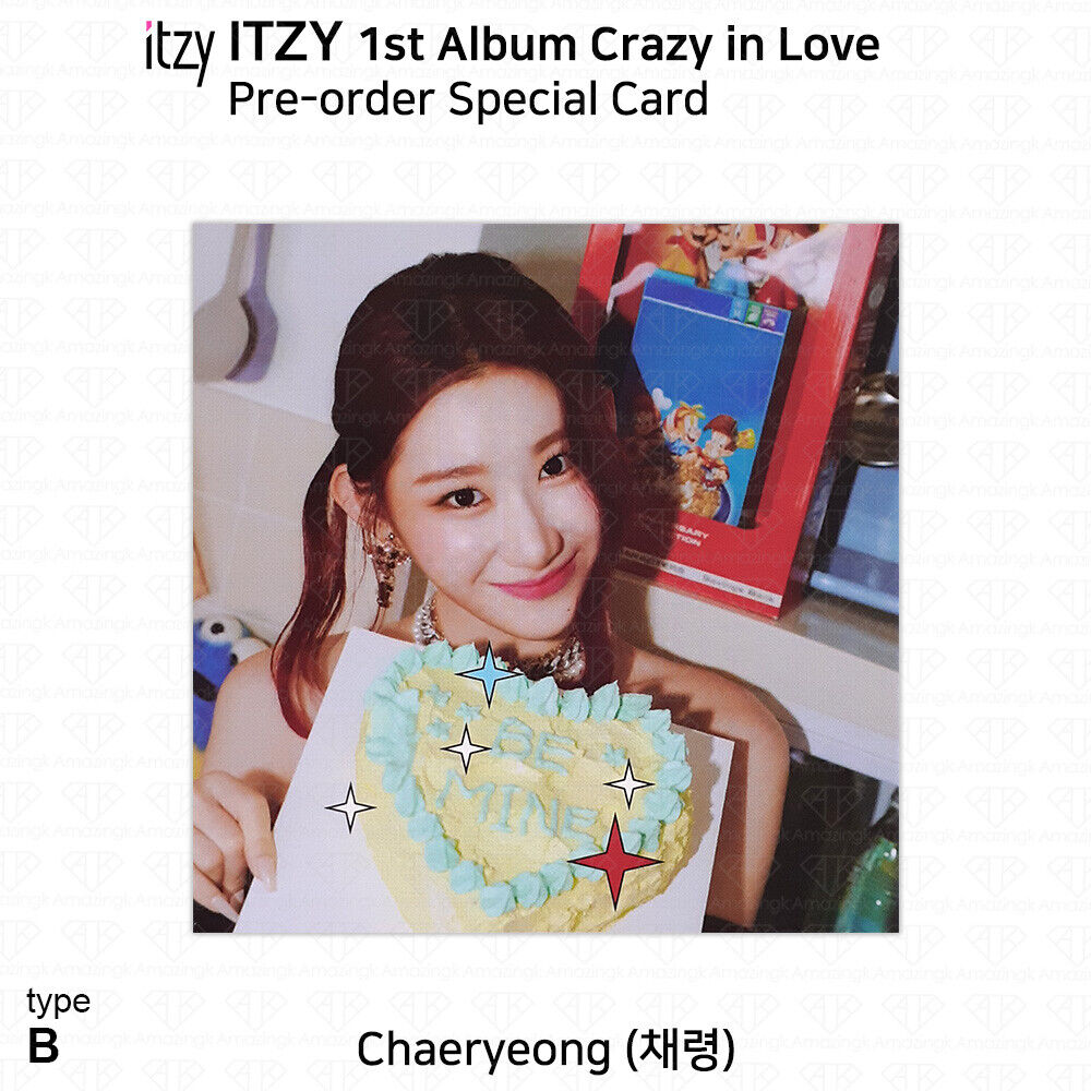 ITZY 1st Album Crazy In Love Official Polaroid Stand Pre-order Photocard  KPOP