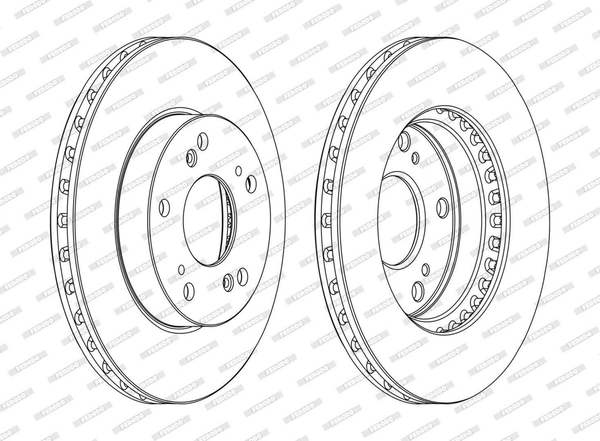 2X Bremsscheibe Vorderachse FüR Honda Civic VII Hatchback Viii Stufenheck CR-Z-image