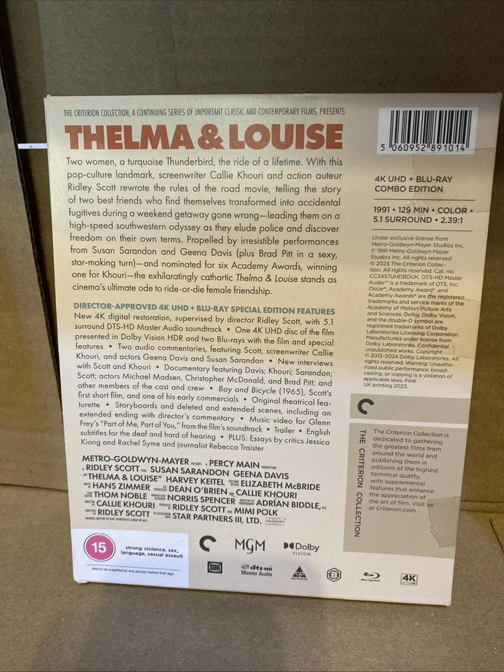 Thelma & Louise [4K UHD + Blu-Ray] (Criterion Collection) - Image 3 of 4
