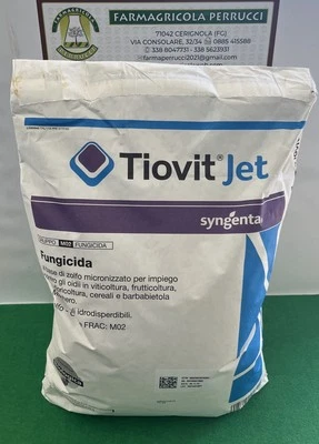 TIOVIT JET fungicida a base di Zolfo Puro80% Microgranuli Conf.10kg