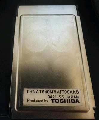 Toshiba 640MB PCMCIA PC ATA FLASH Card  68PIN  Industrielle Qualität 