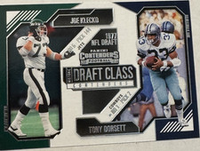 Panini 2024 Contenders Historic Draft Class Joe Klecko Tony Dorsett #1 Football