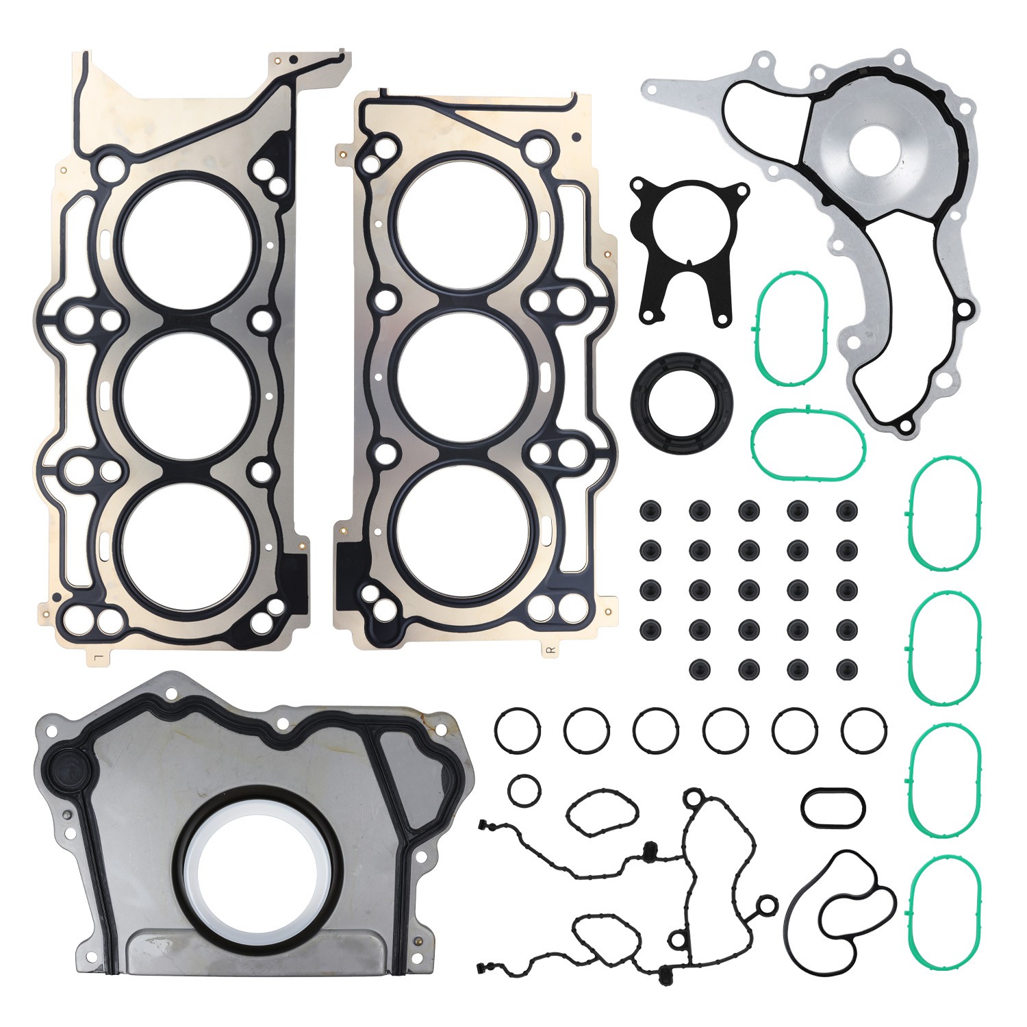For Maserati Ghibli Levante Quattroporte Engine Gasket Set for 3.0L TT V6 Engine