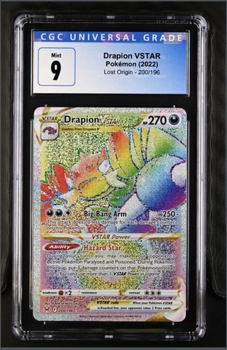 Drapion VSTAR graded CGC 9 for sale on eBay