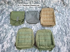 5.11 Tactical, Blackhawk Pouch Lot 5ea
