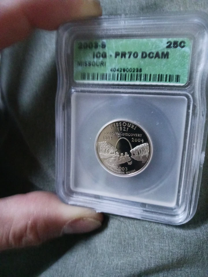 2003 S 25C Missouri State Quarter PR70DCAM ICG - Image 3 of 4