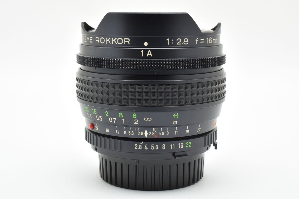 DDP to US *NEAR MINT* Minolta MD Fish-Eye FishEye Rokkor 16mm f