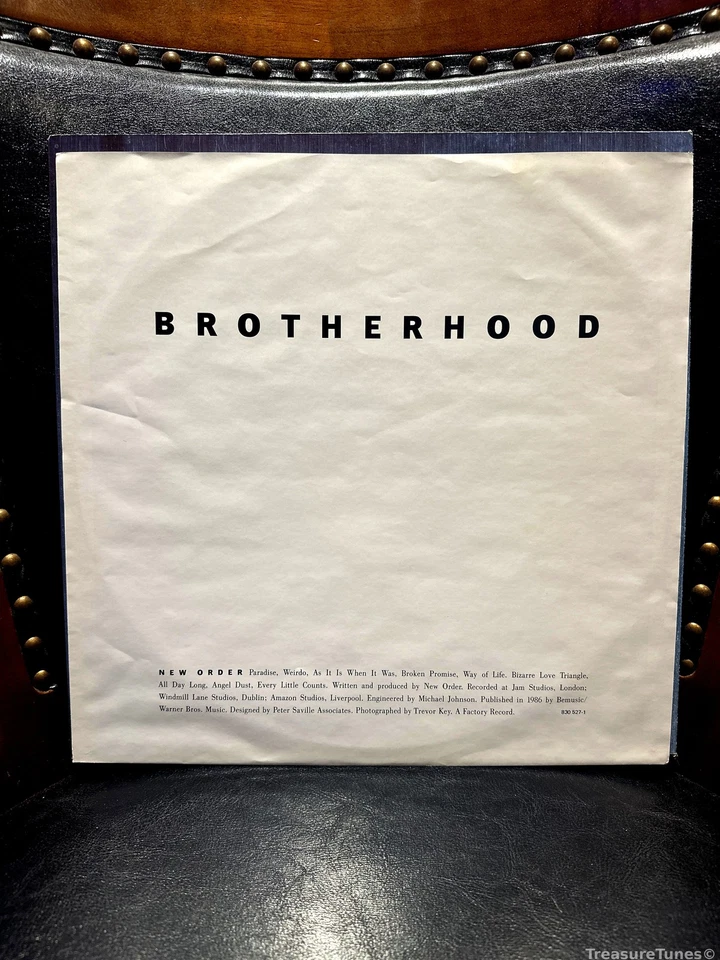 New Order - Brotherhood Vinyl LP [1986] 830 527-1 - Image 3 of 4