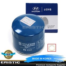 Genuine Oem Oil Filters W Washers For 05-19 Hyundai Sonata 1.6 2.0 2.4 2.7