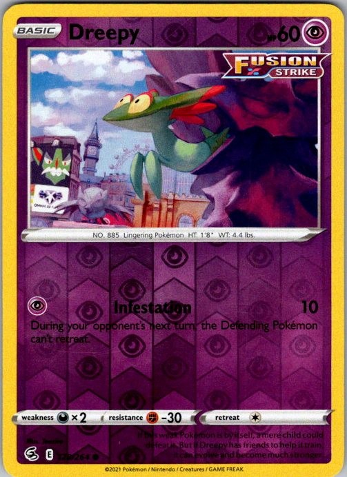 DREEPY 128/264 FUSION STRIKE POKEMON