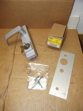 Detex Value Series Door lever handle plus set of Stanley hinges. 08BNxMC65AA