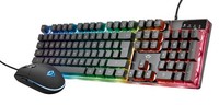 Trust Gaming Keyboard And Mouse Set Gxt 838 Azor - Keyboard With Qwerty Uk Layou