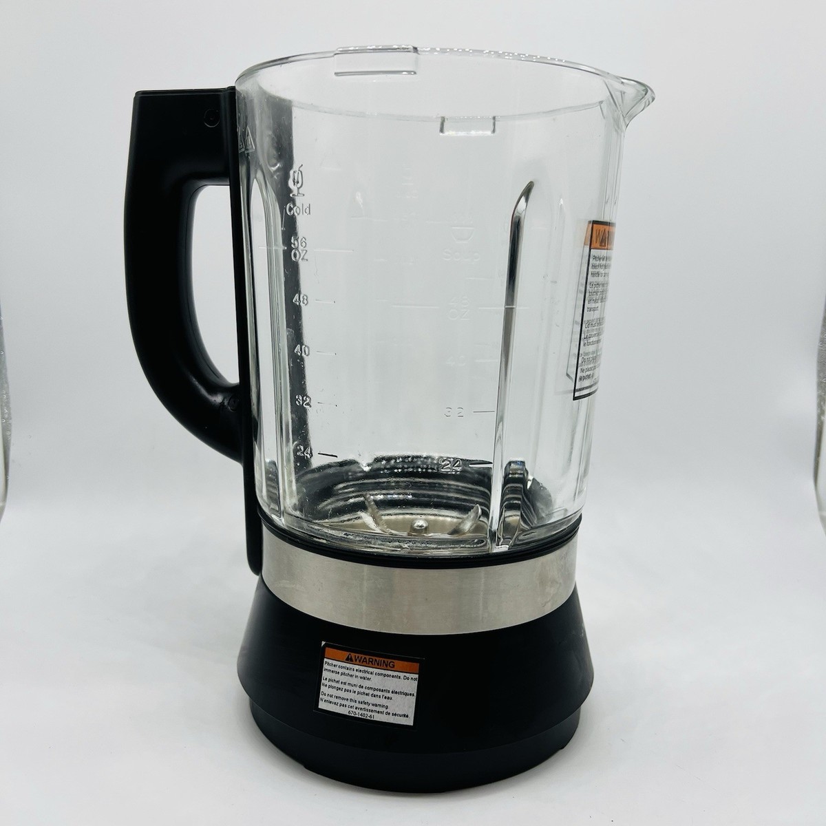 Instant Pot Ace 60 Blender Replacement Glass Pitcher And Blade NO LID