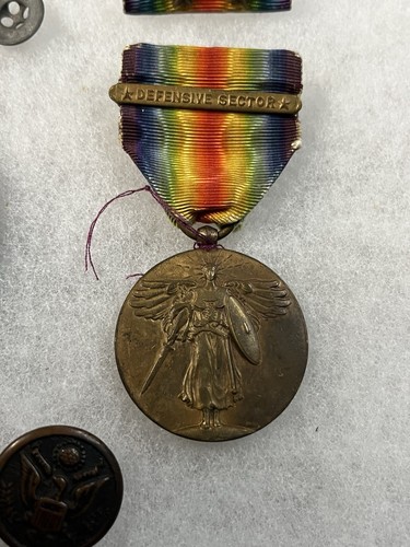 WW1 85th Division Grouping Medals Patch Dog Tags Disks Etc - 第 7/20 張圖片