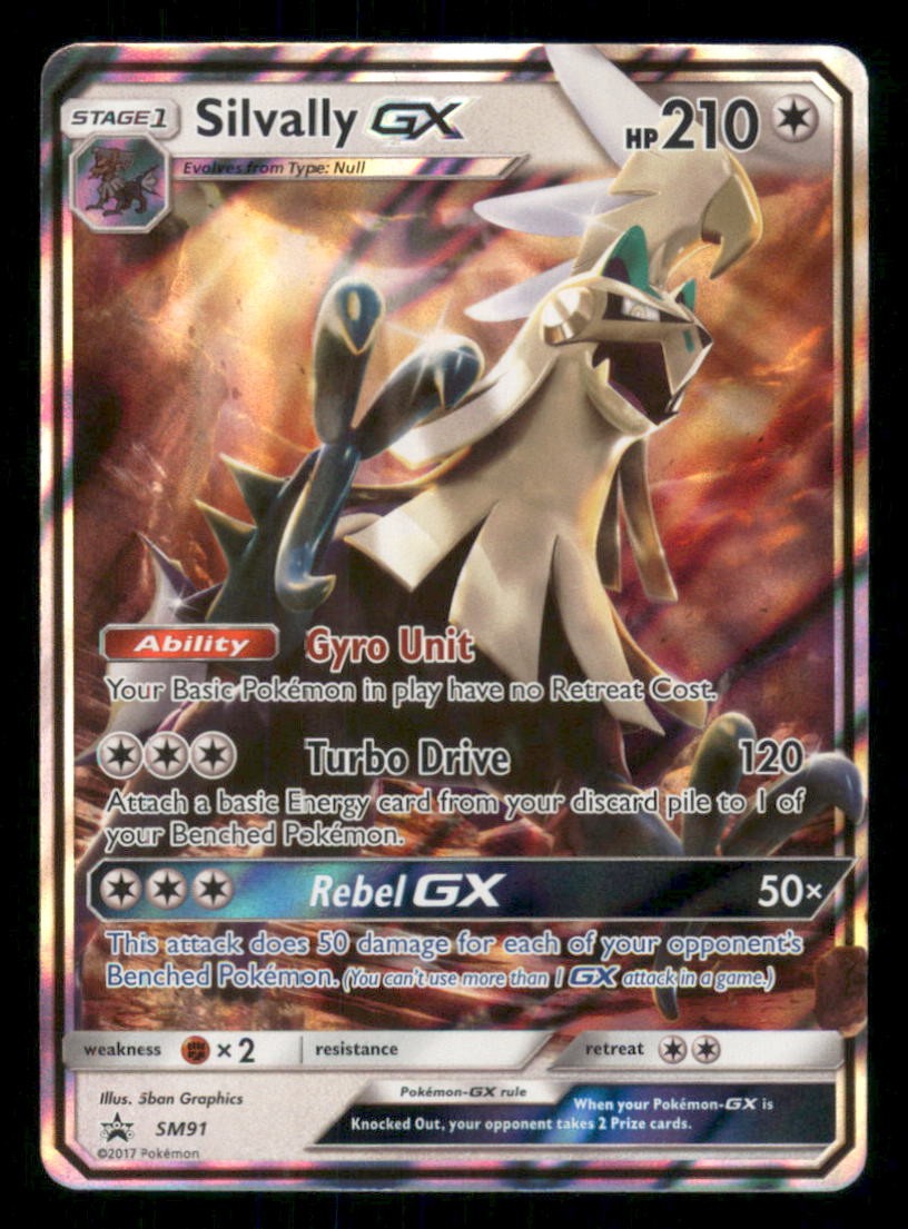 Silvally GX - SM91 Holo Promo Sun & Moon Promo Pokemon Lightly Played