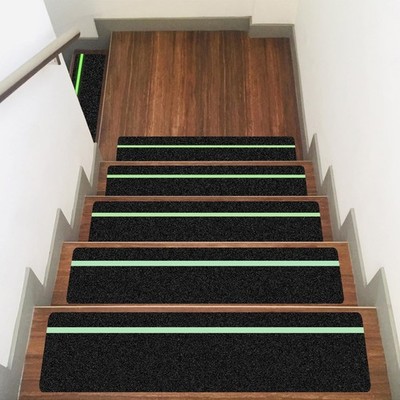 10 Pack 6  x 30  Anti Slip Traction Treads with Glow in The Dark Stripe, Outd...