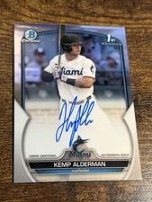 KEMP ALDERMAN 2023 Bowman Draft #CDA-KA 1st Chrome Auto