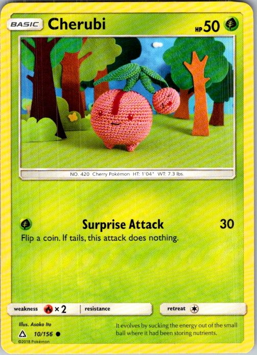 Pokemon | SM - Ultra Prism | Cherubi | 10/156 | Normal | NM
