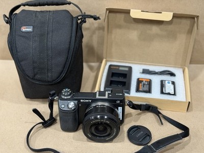 Sony Alpha NEX-6 16.1MP Digital Camera - Black (Kit w/ E PZ 16-50mm OSS Lens)