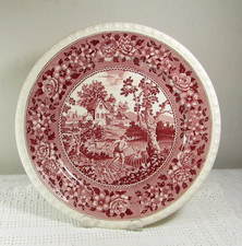 Vintage 1980's Villeroy & Boch Metlach Rusticana Red Dinner Plate 10? - Mint