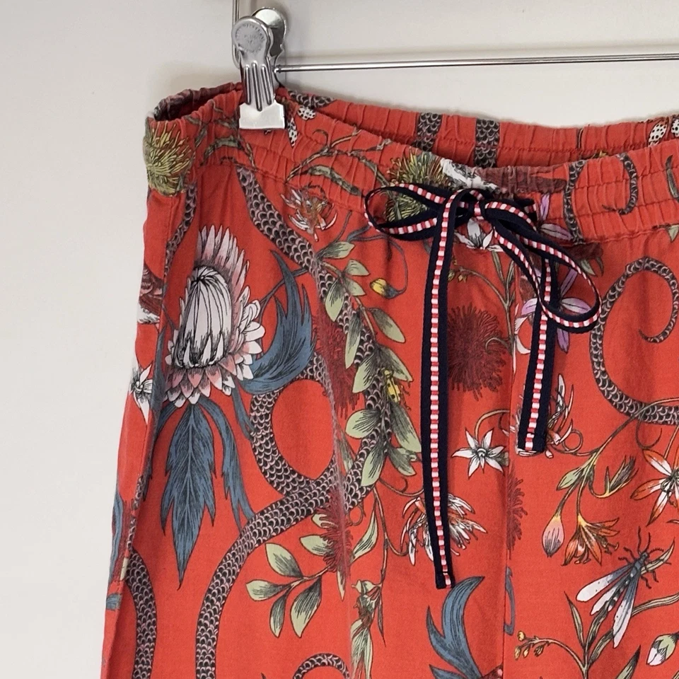 Victoria Garcia Anthropologie 麻雀佩斯利休闲睡衣裤 尺寸 M C57 — 第 4/4 张图片