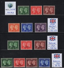 WC1_34146 GREAT BRITAIN. 1940 CENTEN. 1st STAMP set. Sc.252-257 + more. MH-MLH